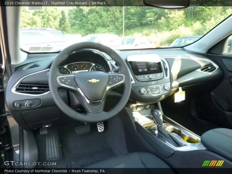 Nightfall Gray Metallic / Jet Black 2016 Chevrolet Malibu LT