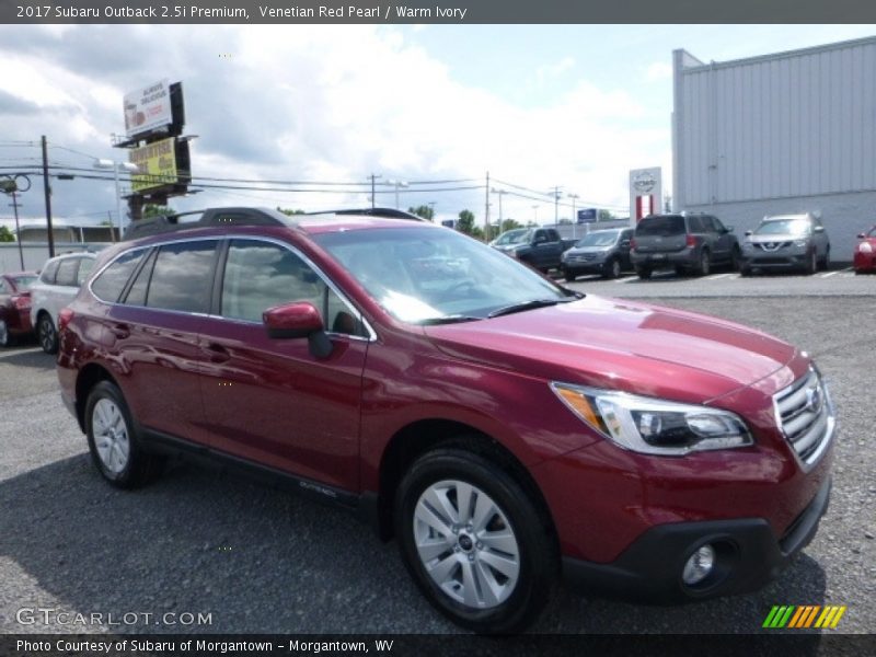 Venetian Red Pearl / Warm Ivory 2017 Subaru Outback 2.5i Premium