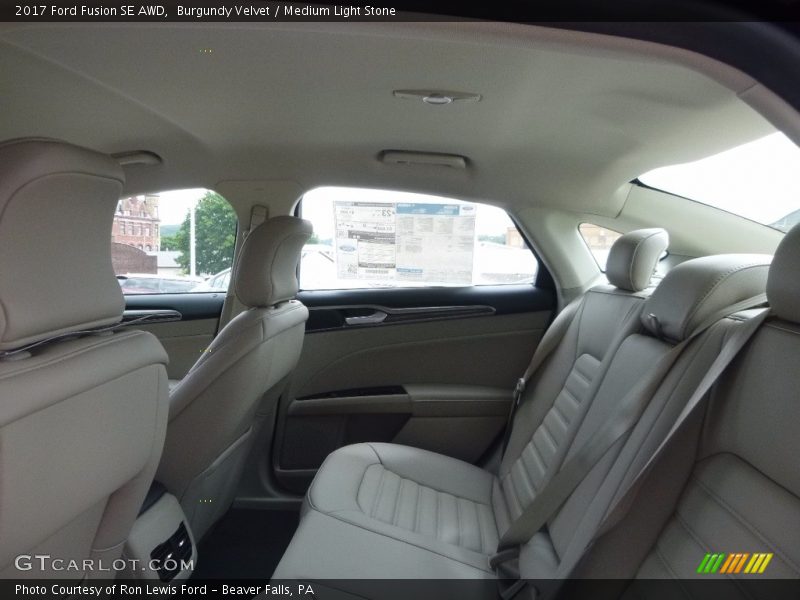 Burgundy Velvet / Medium Light Stone 2017 Ford Fusion SE AWD