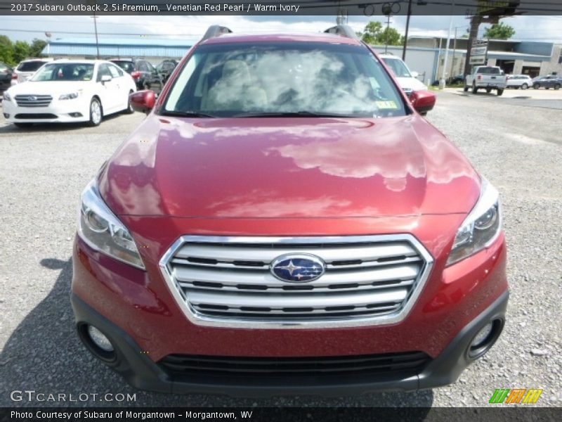 Venetian Red Pearl / Warm Ivory 2017 Subaru Outback 2.5i Premium