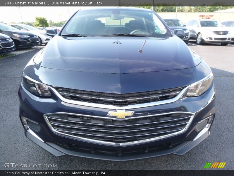 Blue Velvet Metallic / Jet Black 2016 Chevrolet Malibu LT