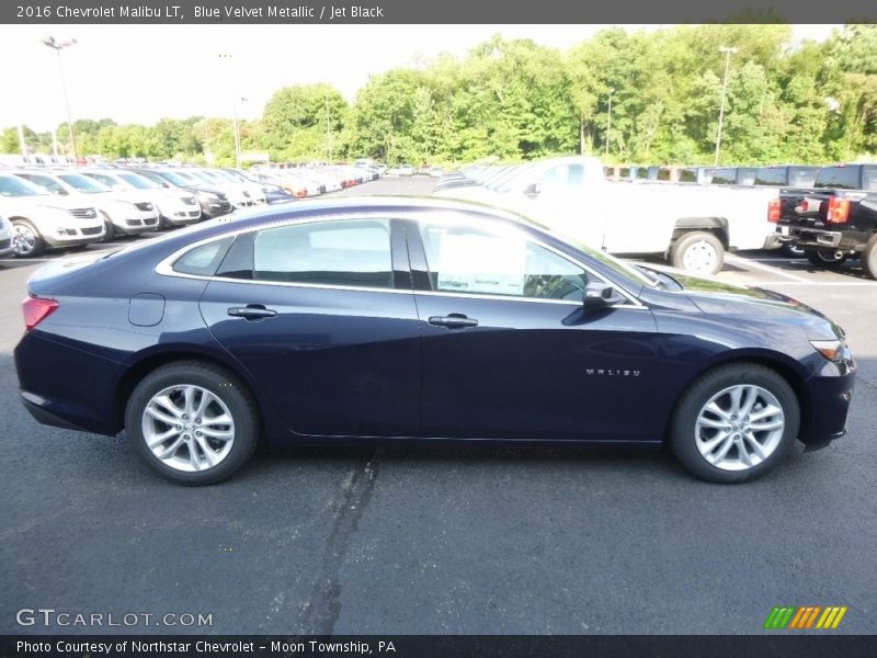 Blue Velvet Metallic / Jet Black 2016 Chevrolet Malibu LT