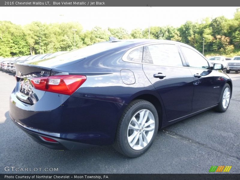 Blue Velvet Metallic / Jet Black 2016 Chevrolet Malibu LT