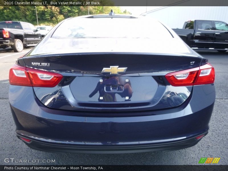 Blue Velvet Metallic / Jet Black 2016 Chevrolet Malibu LT