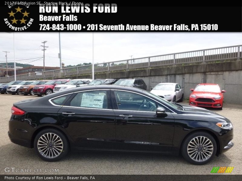 Shadow Black / Ebony 2017 Ford Fusion SE