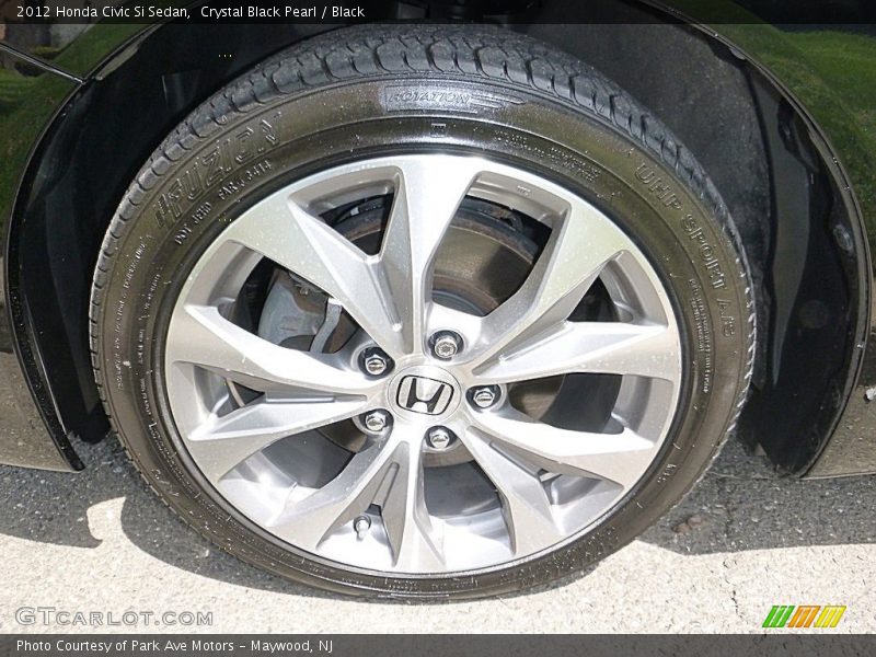 Crystal Black Pearl / Black 2012 Honda Civic Si Sedan