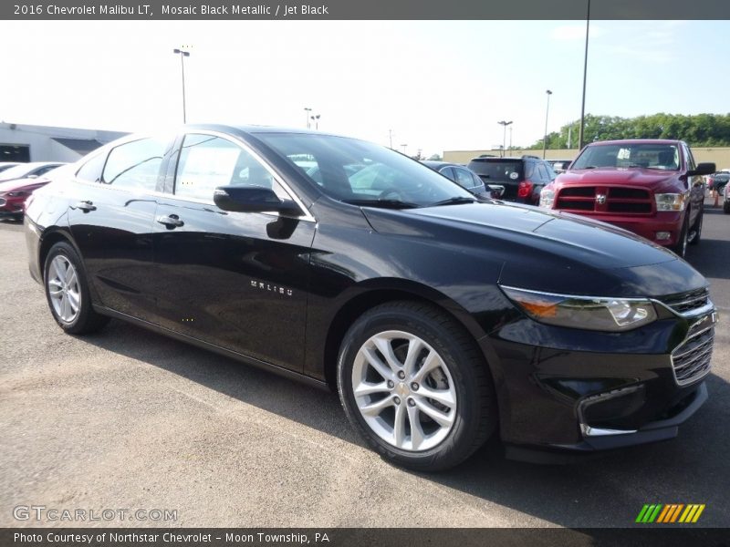 Mosaic Black Metallic / Jet Black 2016 Chevrolet Malibu LT
