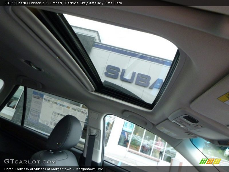 Carbide Gray Metallic / Slate Black 2017 Subaru Outback 2.5i Limited