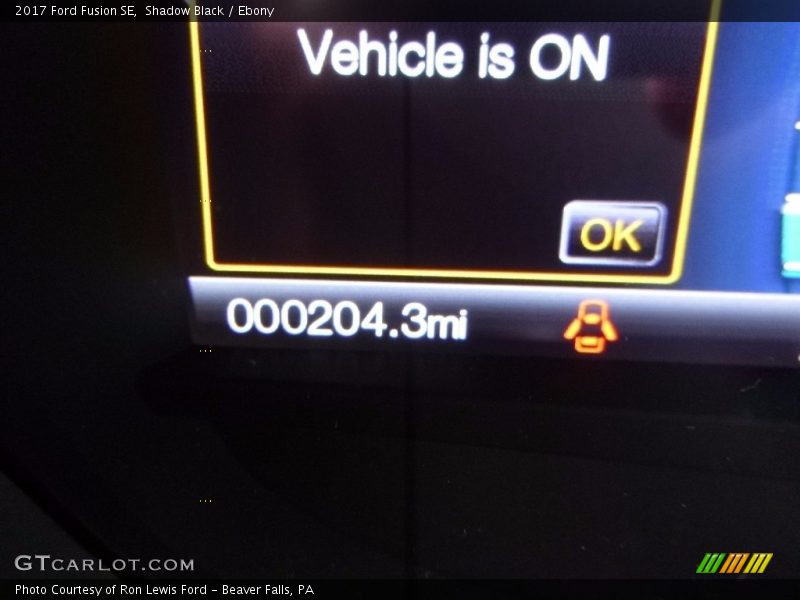 Shadow Black / Ebony 2017 Ford Fusion SE