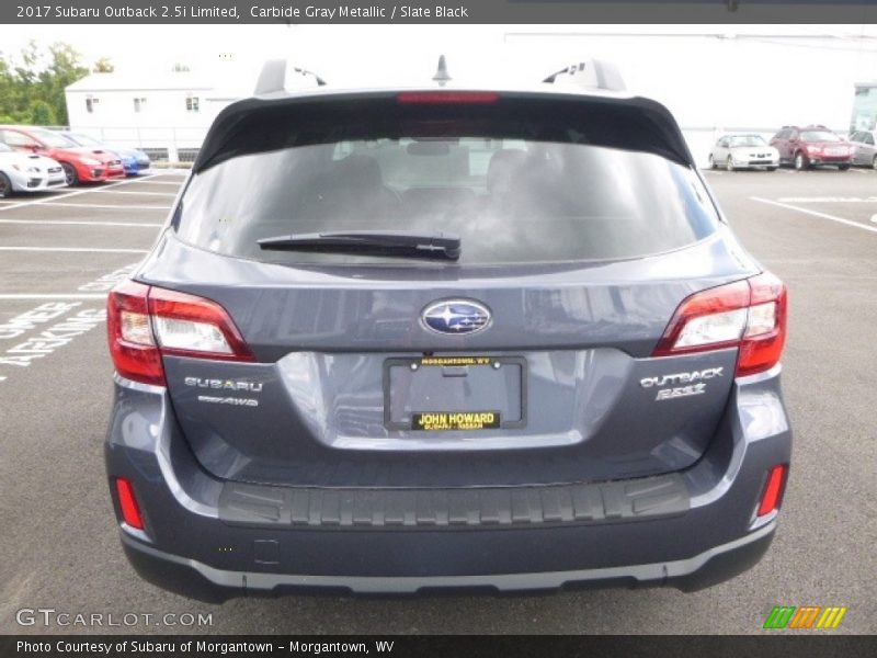 Carbide Gray Metallic / Slate Black 2017 Subaru Outback 2.5i Limited