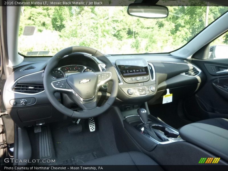Mosaic Black Metallic / Jet Black 2016 Chevrolet Malibu LT