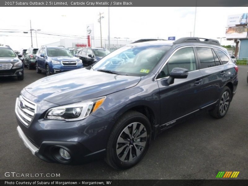 Carbide Gray Metallic / Slate Black 2017 Subaru Outback 2.5i Limited