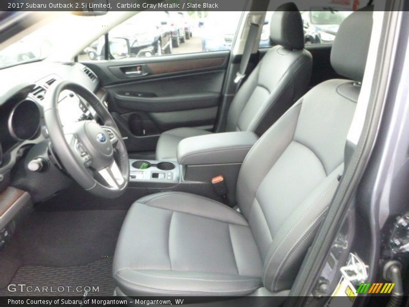 Carbide Gray Metallic / Slate Black 2017 Subaru Outback 2.5i Limited