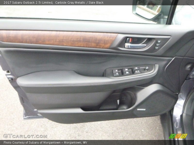 Carbide Gray Metallic / Slate Black 2017 Subaru Outback 2.5i Limited