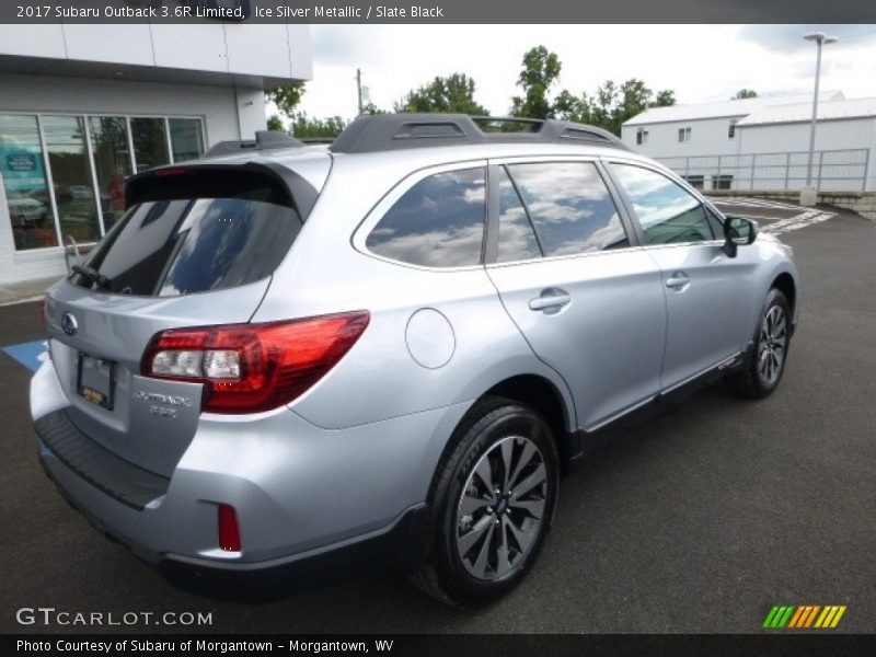 Ice Silver Metallic / Slate Black 2017 Subaru Outback 3.6R Limited