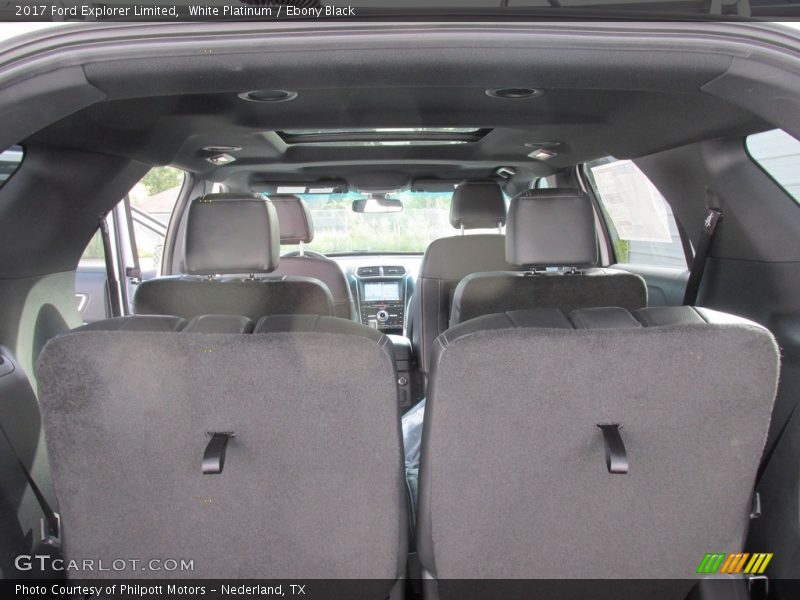 White Platinum / Ebony Black 2017 Ford Explorer Limited