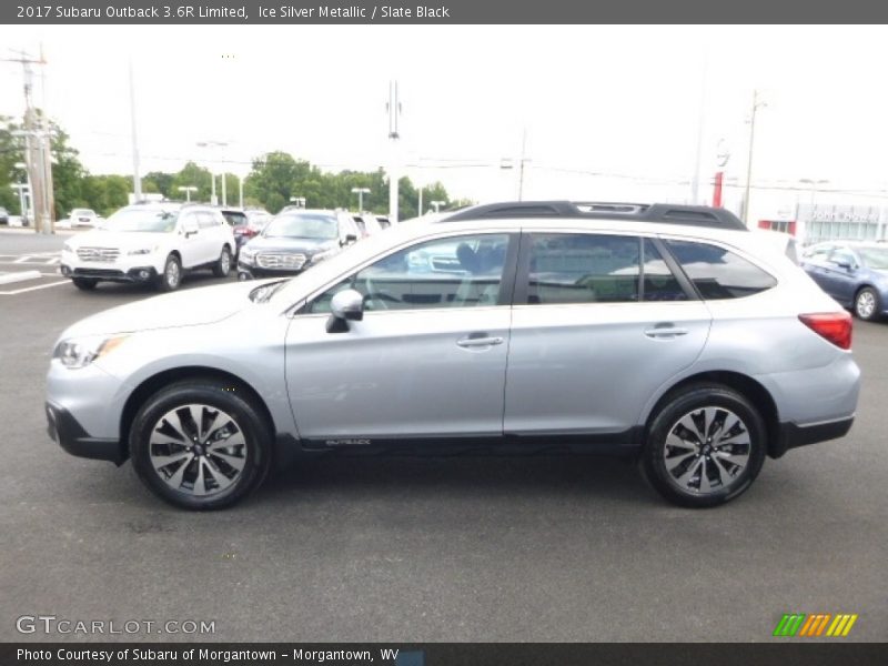 Ice Silver Metallic / Slate Black 2017 Subaru Outback 3.6R Limited