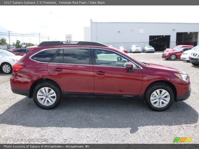 Venetian Red Pearl / Slate Black 2017 Subaru Outback 2.5i Premium