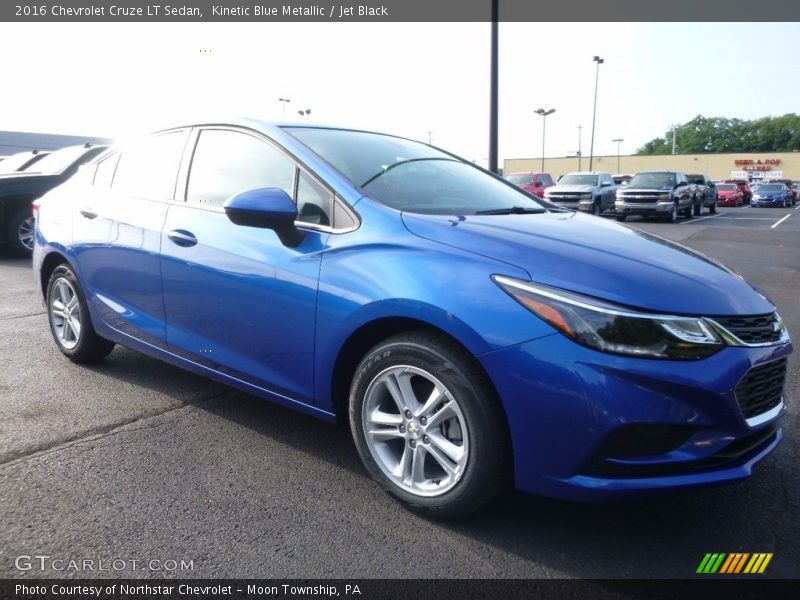 Kinetic Blue Metallic / Jet Black 2016 Chevrolet Cruze LT Sedan