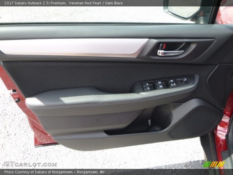 Venetian Red Pearl / Slate Black 2017 Subaru Outback 2.5i Premium