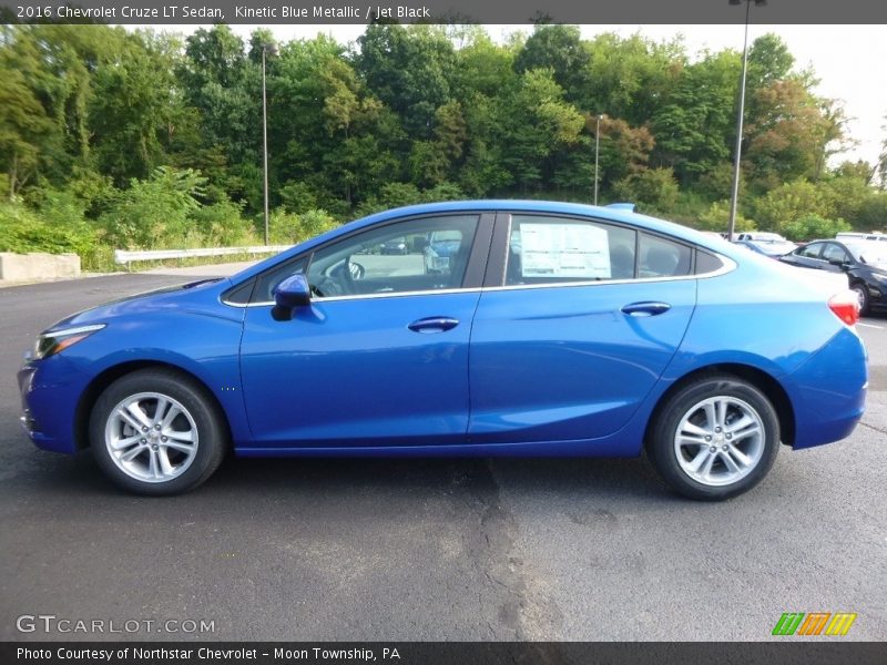 Kinetic Blue Metallic / Jet Black 2016 Chevrolet Cruze LT Sedan