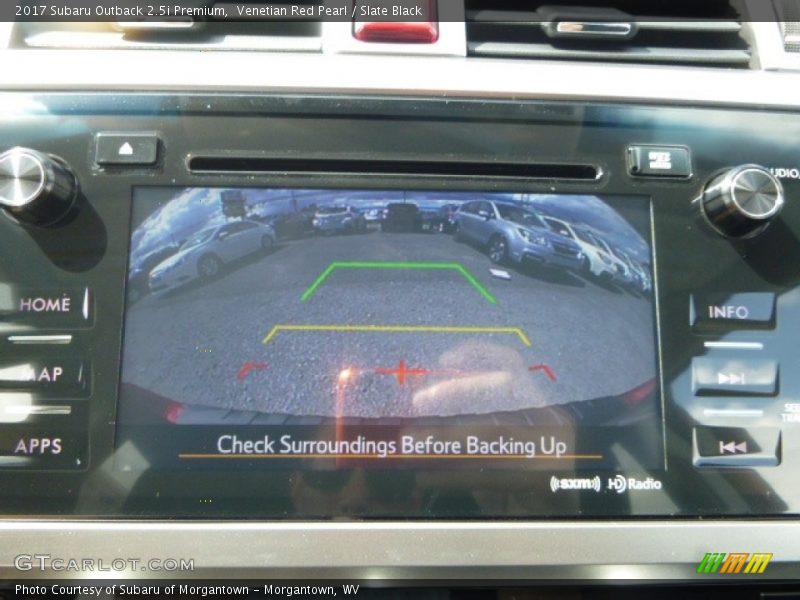 Venetian Red Pearl / Slate Black 2017 Subaru Outback 2.5i Premium