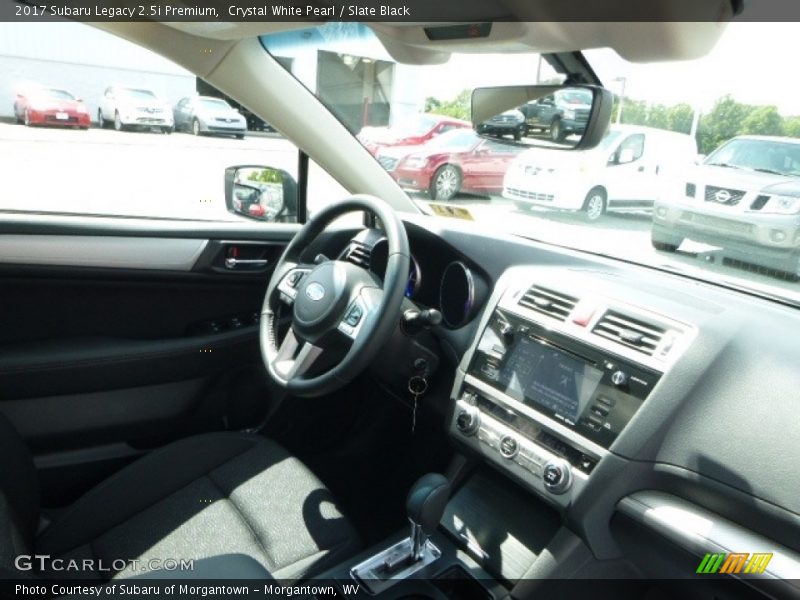 Crystal White Pearl / Slate Black 2017 Subaru Legacy 2.5i Premium