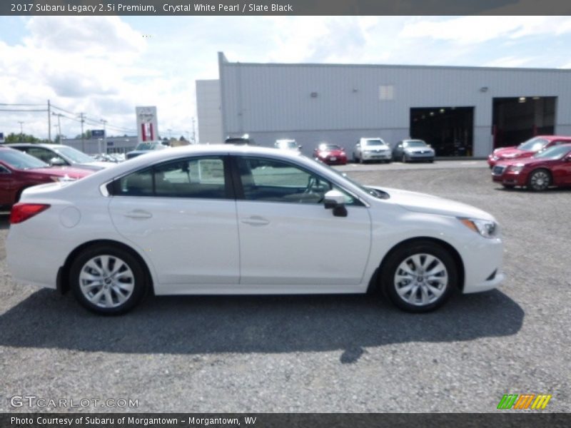 Crystal White Pearl / Slate Black 2017 Subaru Legacy 2.5i Premium