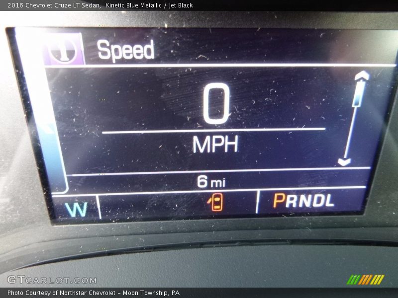 Kinetic Blue Metallic / Jet Black 2016 Chevrolet Cruze LT Sedan