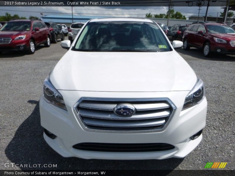 Crystal White Pearl / Slate Black 2017 Subaru Legacy 2.5i Premium