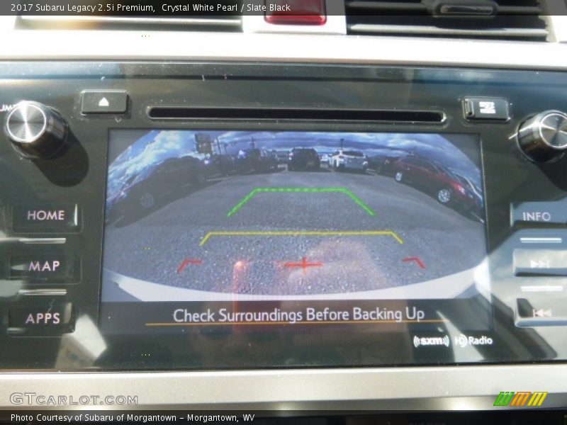 Crystal White Pearl / Slate Black 2017 Subaru Legacy 2.5i Premium