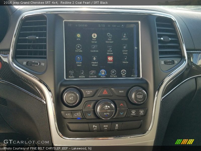 Redline 2 Coat Pearl / SRT Black 2016 Jeep Grand Cherokee SRT 4x4