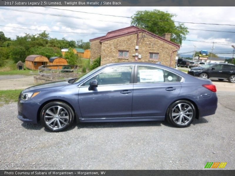 Twilight Blue Metallic / Slate Black 2017 Subaru Legacy 2.5i Limited