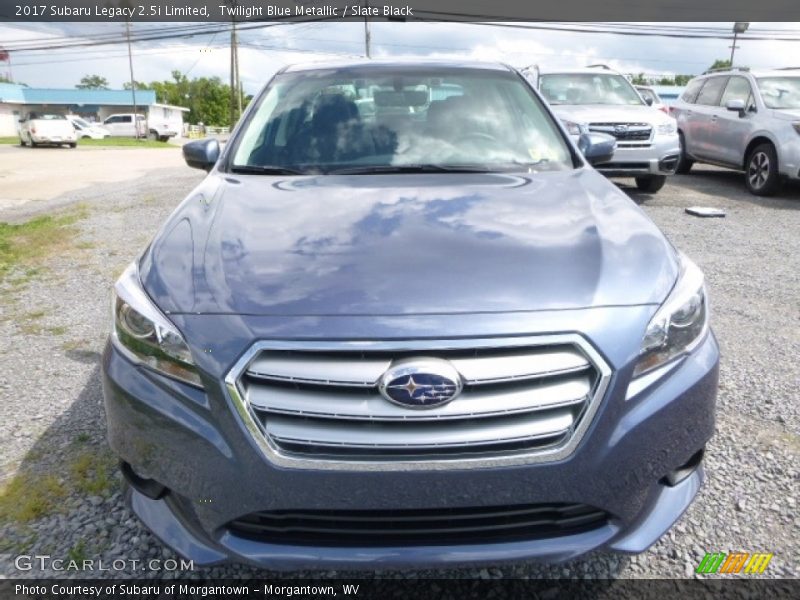 Twilight Blue Metallic / Slate Black 2017 Subaru Legacy 2.5i Limited