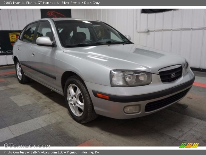 Silver Pewter / Dark Gray 2003 Hyundai Elantra GT Hatchback