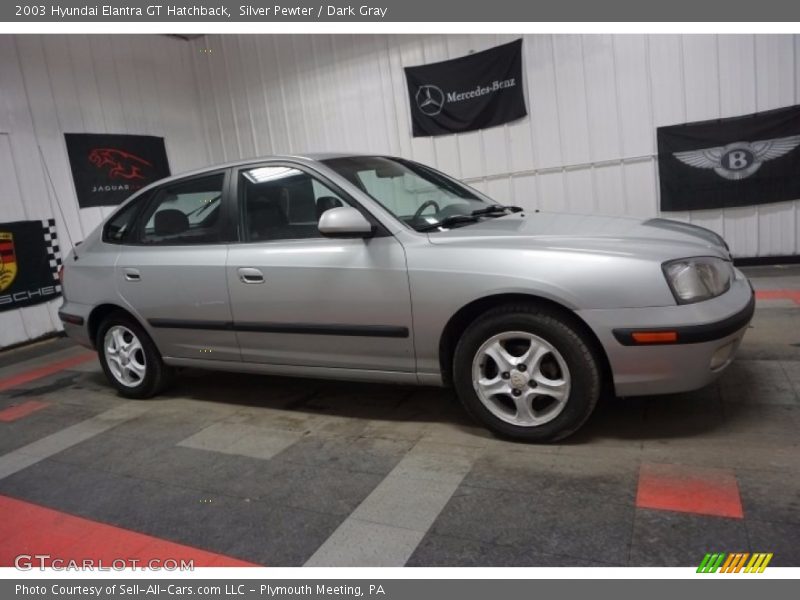 Silver Pewter / Dark Gray 2003 Hyundai Elantra GT Hatchback