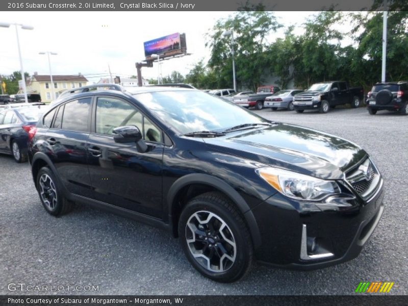 Crystal Black Silica / Ivory 2016 Subaru Crosstrek 2.0i Limited