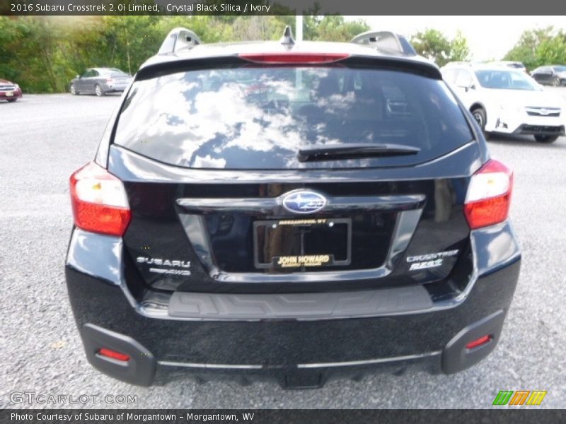 Crystal Black Silica / Ivory 2016 Subaru Crosstrek 2.0i Limited