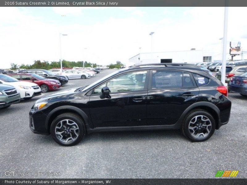 Crystal Black Silica / Ivory 2016 Subaru Crosstrek 2.0i Limited