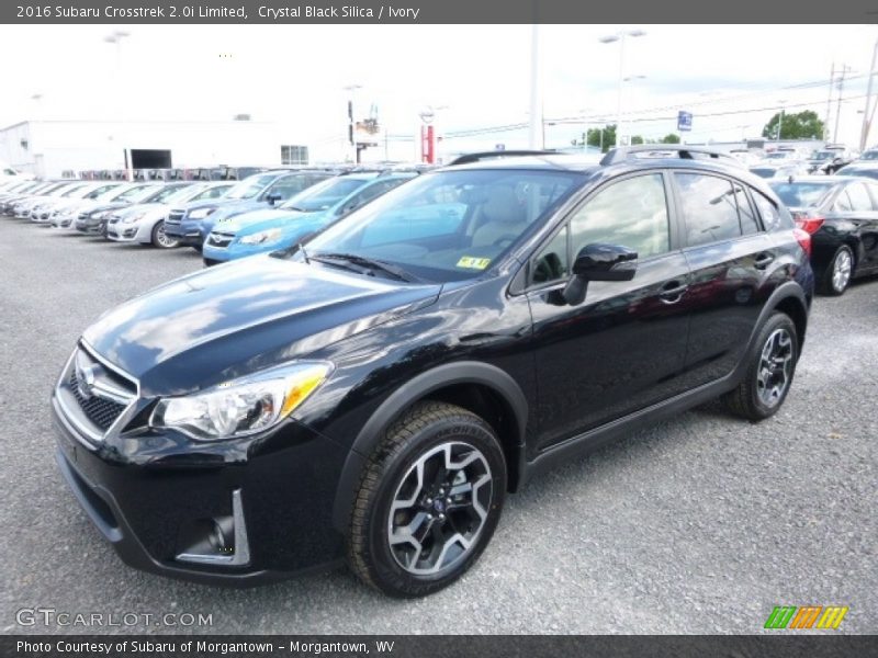 Crystal Black Silica / Ivory 2016 Subaru Crosstrek 2.0i Limited