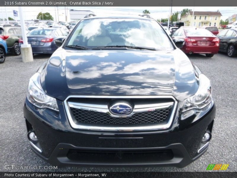 Crystal Black Silica / Ivory 2016 Subaru Crosstrek 2.0i Limited