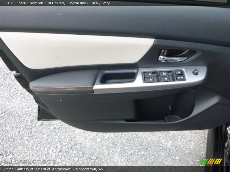 Crystal Black Silica / Ivory 2016 Subaru Crosstrek 2.0i Limited