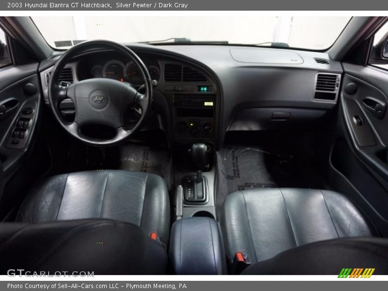 Silver Pewter / Dark Gray 2003 Hyundai Elantra GT Hatchback