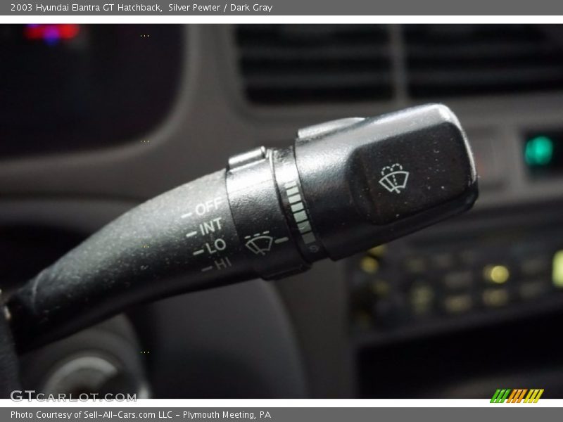 Silver Pewter / Dark Gray 2003 Hyundai Elantra GT Hatchback
