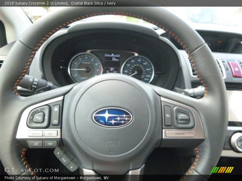 Crystal Black Silica / Ivory 2016 Subaru Crosstrek 2.0i Limited