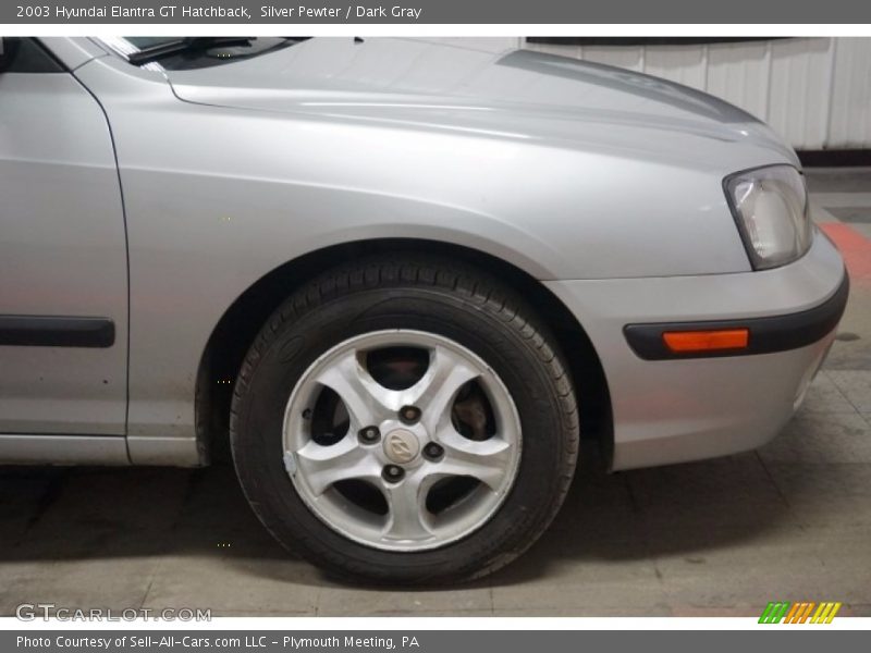 Silver Pewter / Dark Gray 2003 Hyundai Elantra GT Hatchback