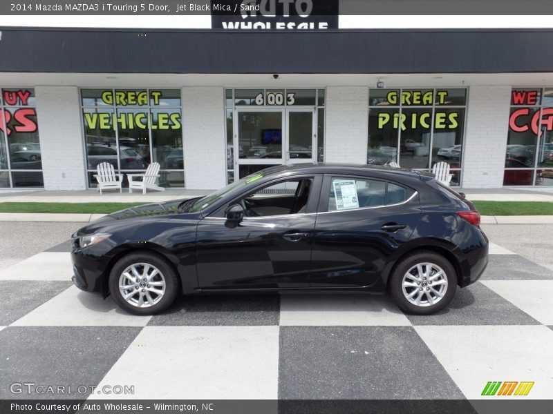 Jet Black Mica / Sand 2014 Mazda MAZDA3 i Touring 5 Door