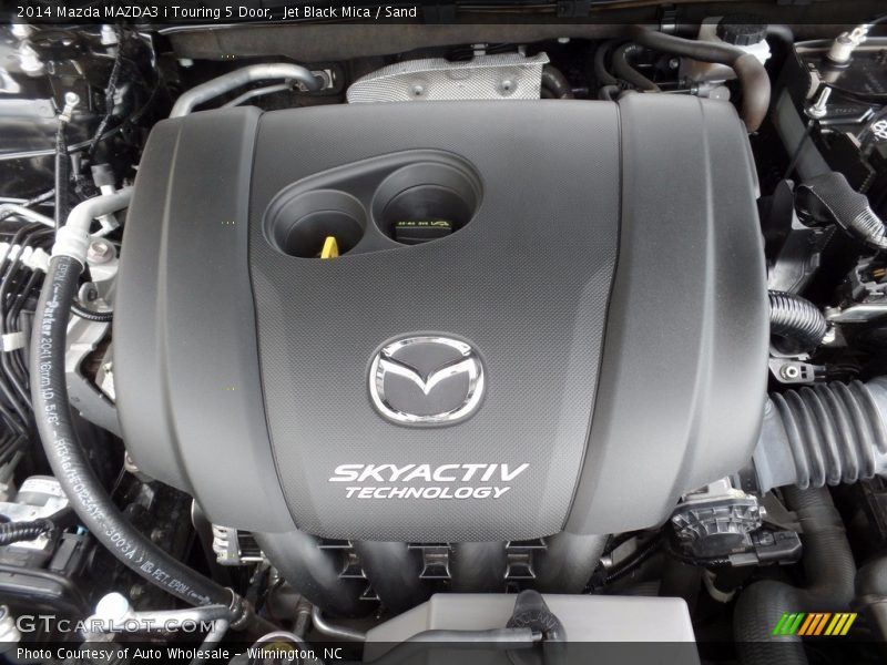 Jet Black Mica / Sand 2014 Mazda MAZDA3 i Touring 5 Door