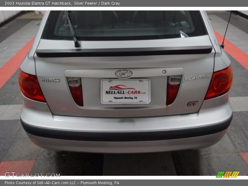 Silver Pewter / Dark Gray 2003 Hyundai Elantra GT Hatchback