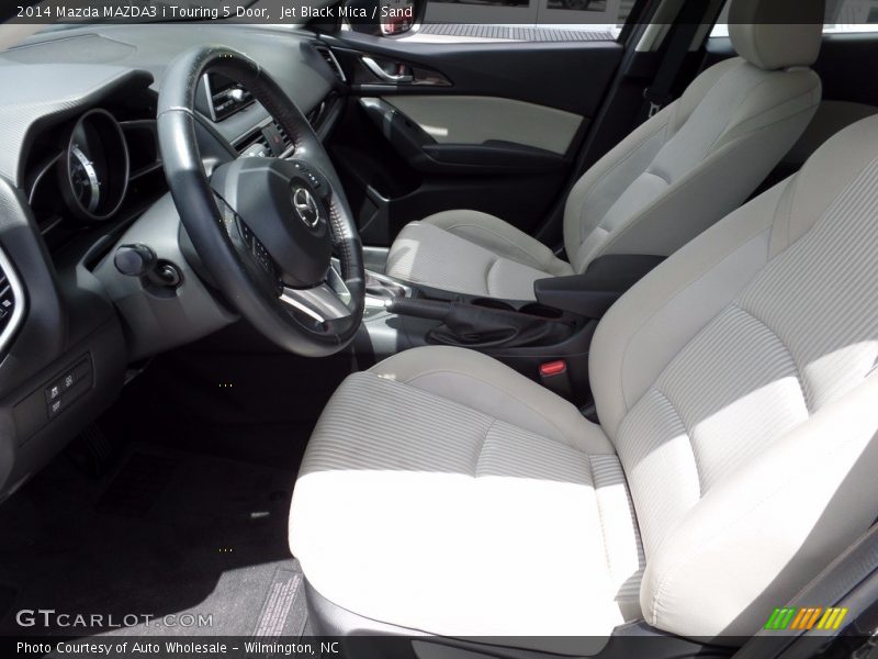 Jet Black Mica / Sand 2014 Mazda MAZDA3 i Touring 5 Door